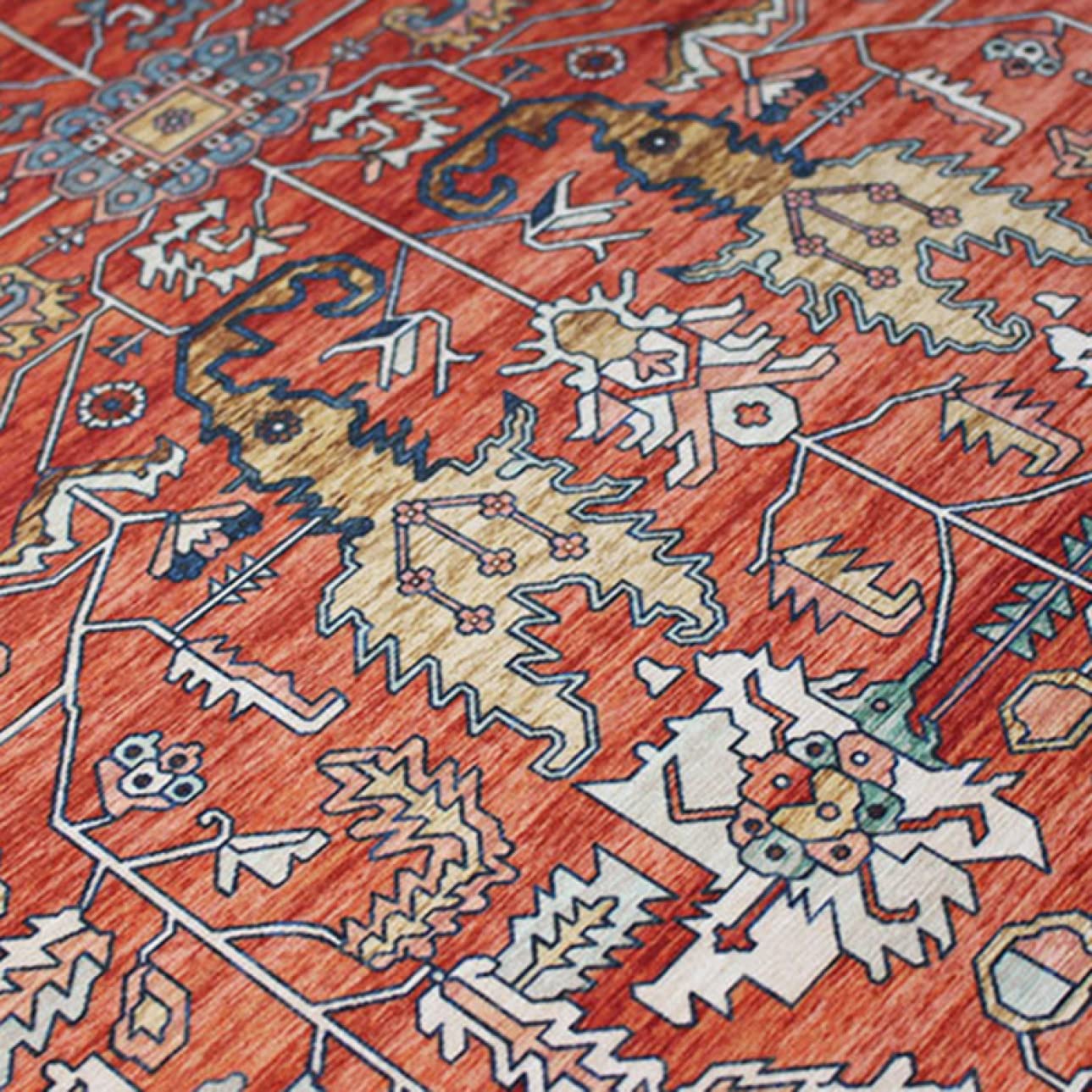 Amazon｜[NHYGDY] センターラグ ラグマット オリエンタル柄